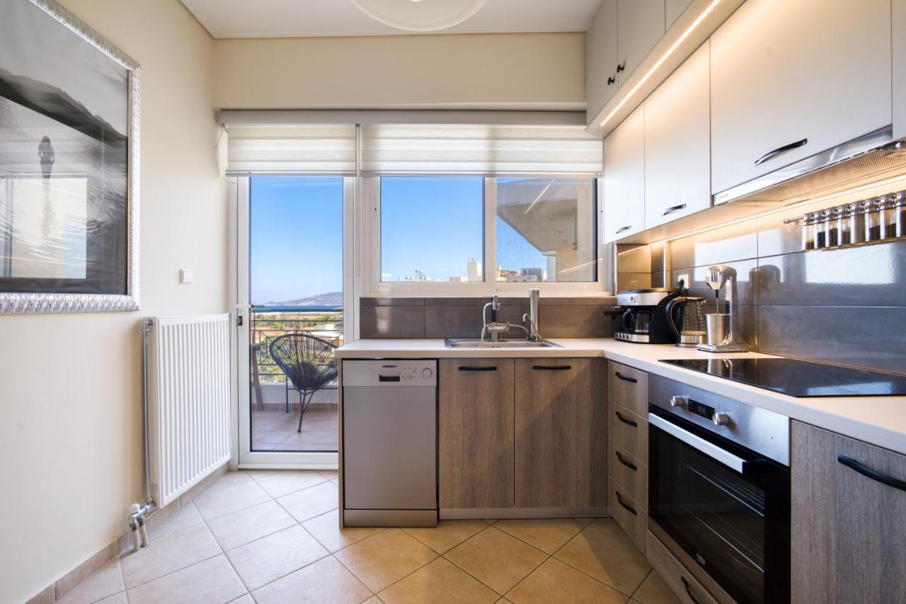 Sea & Mountain Apartment Close To Port And City Lávrion Exterior foto