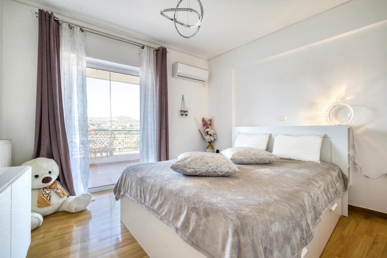 Sea & Mountain Apartment Close To Port And City Lávrion Exterior foto
